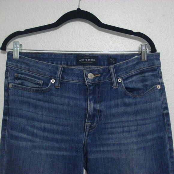 LUCKY BRAND Jeans Women's Size 10/30 Blue Denim Ankle Lolita Crop - Picture 11 of 12